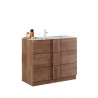 Meuble de salle de bain en bois 3 tiroirs avec lavabo en céramique Etoile Caractéristiques