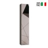 Colonne suspendue de salle de bains moderne blanc brillant 1 porte Lima Vente