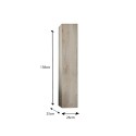 Colonne de salle de bain suspendue 1 porte meuble rangement en bois blanc Bax Remises