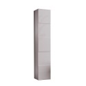 Colonne de salle de bain design moderne suspendue 1 porte blanc brillant Raissa Dama Offre