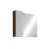 Miroir de salle de bain colonne 1 porte lumière LED blanc bois chêne Pilar BW Achat