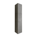 Armoire de salle de bain suspendue 1 porte gris béton Kubi Promotion