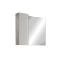 Miroir de salle de bain LED avec colonne 1 porte blanc gris Pilar BC Achat