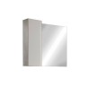 Miroir de salle de bain LED avec colonne 1 porte blanc gris Pilar BC Achat