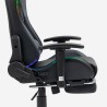 Chaise gaming ergonomique avec repose-pieds LED RGB The Horde Comfort 