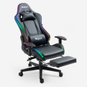 Chaise gaming ergonomique avec repose-pieds LED RGB The Horde Comfort Catalogue