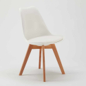 Table Carrée Blanche 70x70cm et 2 Chaises Colorées Set Intérieur Bar Café Nordica Cocktail 