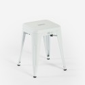 tabouret haut de bar cuisine industriel en acier métallique steel rocket. 