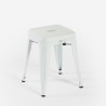 tabouret haut de bar cuisine industriel en acier métallique steel rocket. 