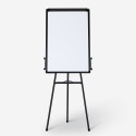 Tableau magnétique avec chevalet 90x60cm bloc de feuilles de papier Cletus M Réductions