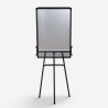 Tableau magnétique avec chevalet 90x60cm bloc de feuilles de papier Cletus M 