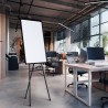 Tableau magnétique avec chevalet 90x60cm bloc de feuilles de papier Cletus M Offre