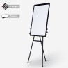Tableau magnétique avec chevalet 90x60cm bloc de feuilles de papier Cletus M Caractéristiques