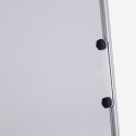 Tableau blanc magnétique extensible de 90x70cm avec chevalet et bloc de feuilles Niels L Dimensions