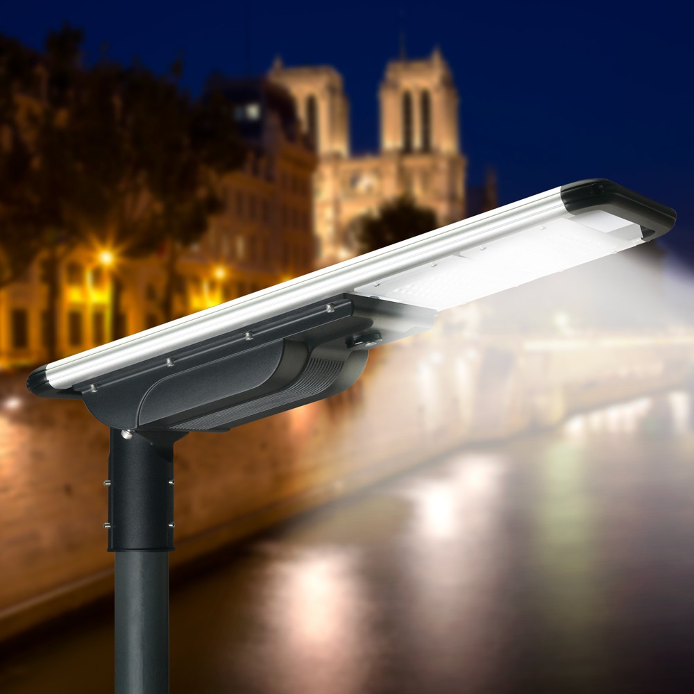 Lampe solaire LED 40W avec télécommande et capteur de mouvement Colter M