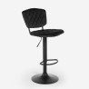 Tabouret de bar de cuisine haut réglable recouvert de tissu velours Toronto Achat