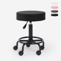 Tabouret pivotant esthéticien rembourré ergonomique et réglable Senzu Offre