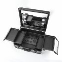 Valise de maquillage à roulettes avec miroir LED et haut-parleurs Bluetooth Eva L Dimensions