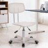 Chaise de bureau ergonomique blanche réglable en hauteur Riverside Vente