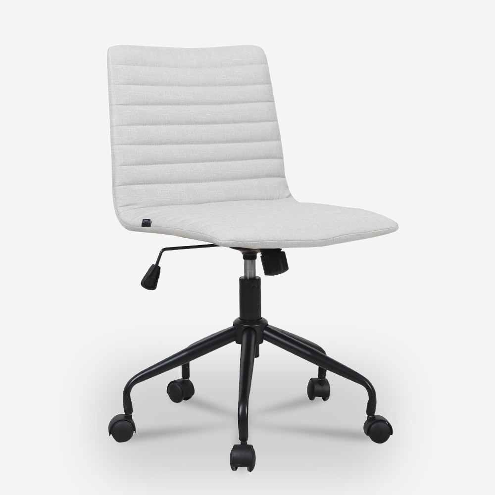 Chaise de bureau ergonomique et réglable grise Zolder Moon
