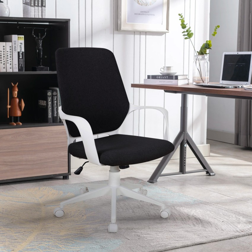 Fauteuil Chaise de Bureau Réglable Ergonomique Moderne Boavista Dark