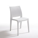 Lot de 25 chaises extérieures empilables restaurant et jardin Love Bica Dimensions