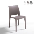 Lot de 25 chaises extérieures empilables restaurant et jardin Love Bica Promotion
