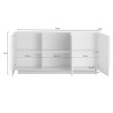 Buffet moderne 3 portes blanc brillant 182cm WH M2 Modèle