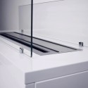 Cheminée au bioéthanol intérieur/extérieur à poser 100x40x40cm Caravaggio 