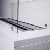 Cheminée au bioéthanol intérieur/extérieur à poser 100x40x40cm Caravaggio 
