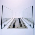 Cheminée au bioéthanol intérieur/extérieur à poser 100x40x40cm Caravaggio 