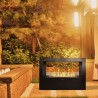 Cheminée au bioéthanol design pour intérieur/extérieur 100x30x70cm Giotto S 