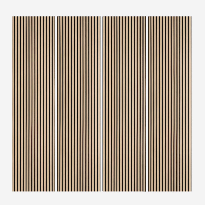 4 x panneau insonorisant décoratif 240x60cm noyer Kover-W Promotion 4 x panneau insonorisant décoratif 240x60cm noyer Kover-W Promotion