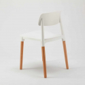 Table carrée blanche 70x70 2 Chaises Colorées intérieur bar café Barcellona Cocktail 