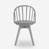 Chaise de cuisine salle à manger design moderne polypropylène Molkor Dimensions
