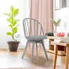 Chaise de cuisine salle à manger design moderne polypropylène Molkor Remises