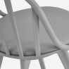 Chaise de cuisine salle à manger design moderne polypropylène Molkor 