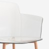Chaise de salon et cuisine transparente avec accoudoirs Suntree Achat