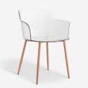 Chaise de salon et cuisine transparente avec accoudoirs Suntree Dimensions