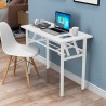 Bureau pliant peu encombrant 100x60cm 2 niveaux Foldesk Plus Réductions