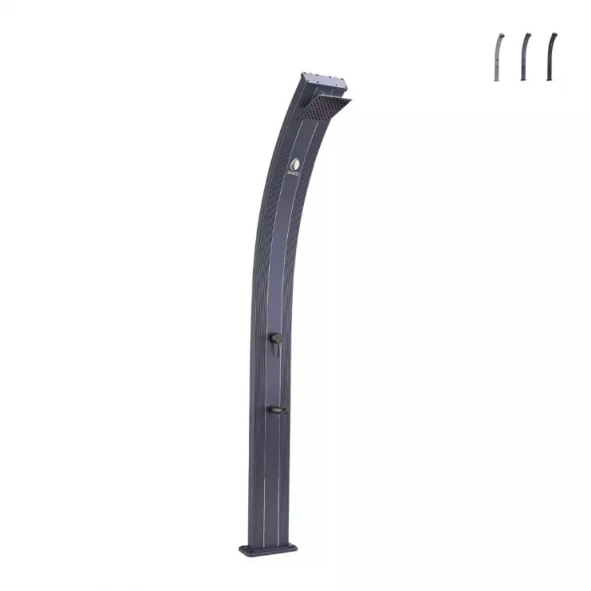 Douche extérieure solaire 30lt jardin piscines pommeau de douche mitigeur lave-pieds Lea Promotion Douche extérieure solaire 30lt jardin piscines pommeau de douche mitigeur lave-pieds Lea Promotion