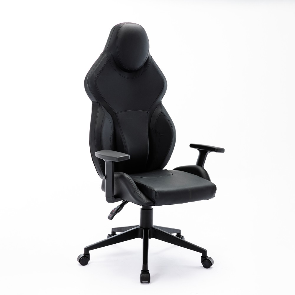 Chaise de bureau ergonomique réglable similicuir design sportif Portimao