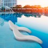 Bain de soleil design moderne blanche pour piscine et jardin Sirio Vente