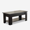 Table basse relevable de salon avec coffre de rangement moderne Suares 