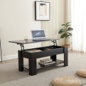 Table basse relevable de salon avec coffre de rangement moderne Suares Caractéristiques