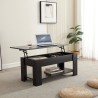Table basse relevable de salon avec coffre de rangement moderne Suares Caractéristiques