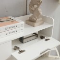 Meuble chaussures gain de place entrée 3 portes 2 tiroirs Kengat 