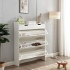 Meuble chaussures gain de place entrée 3 portes 2 tiroirs Kengat Achat