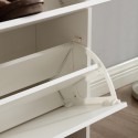 Meuble chaussures gain de place entrée 3 portes 2 tiroirs Kengat 