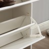 Meuble chaussures gain de place entrée 3 portes 2 tiroirs Kengat 